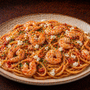 Shrimp Pasta / Γαριδομακαροναδα