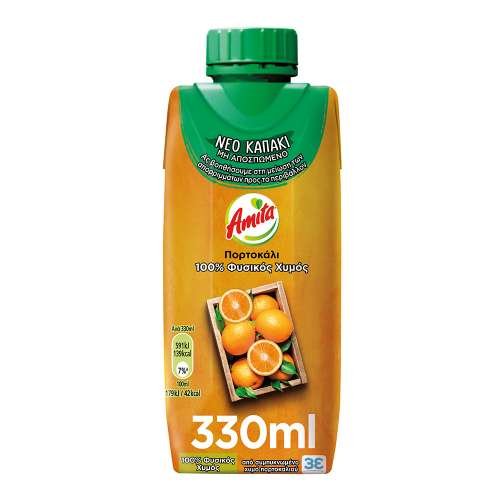 Amita Orange 100% 330ml